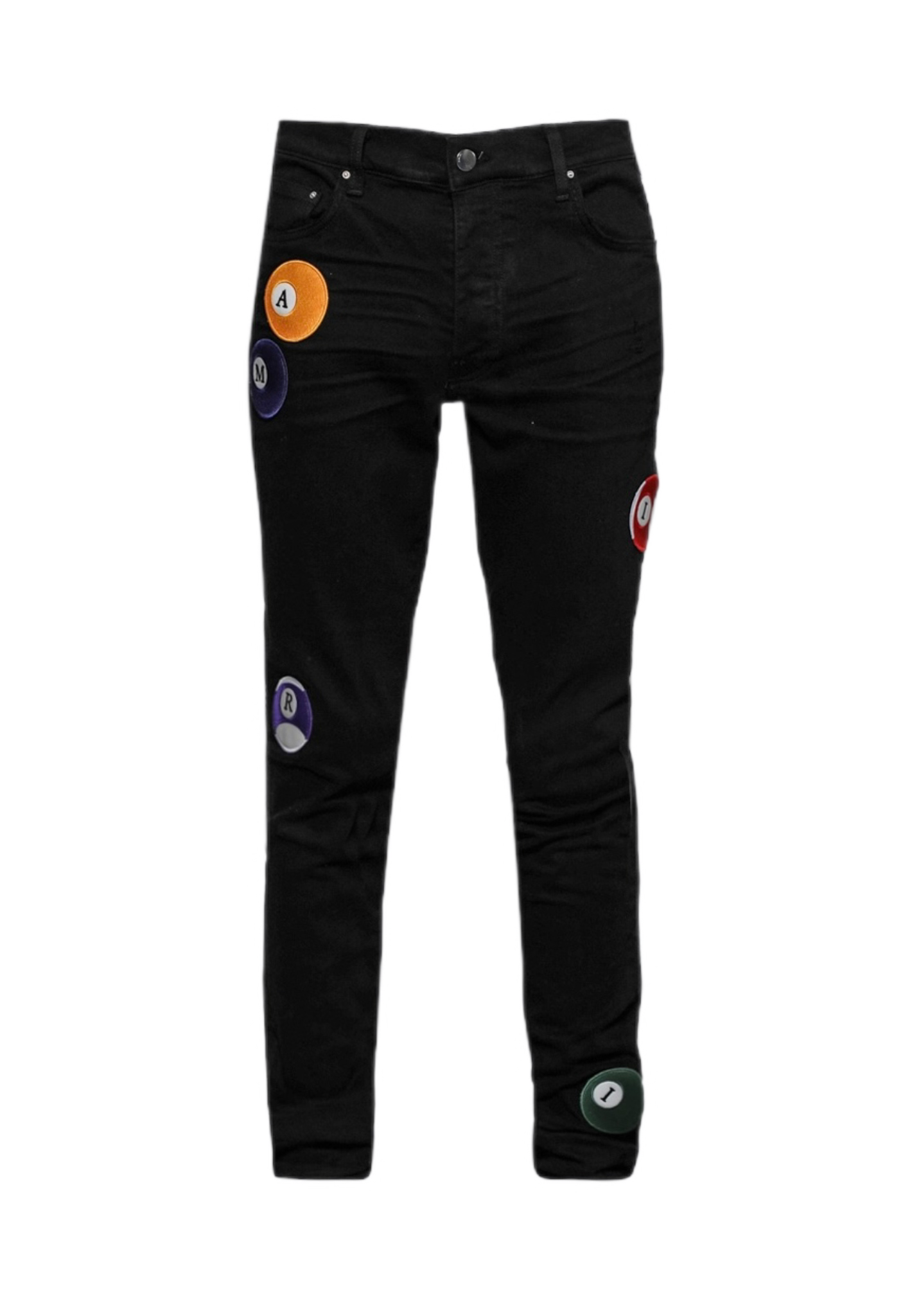 Amiri Jeans Pool Ball Black