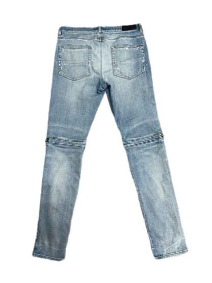 Amiri Jeans MX2 Plaid Clay Indigo (PREOWNED)