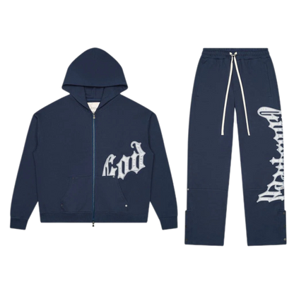 Godspeed OG Logo Sweatsuit Navy/Satin