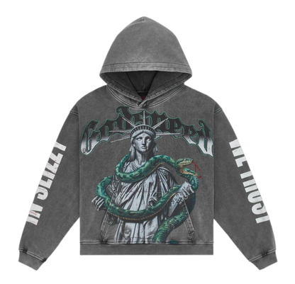 Godspeed Top 5 Slizzy VVS Hoodie Grey Wash