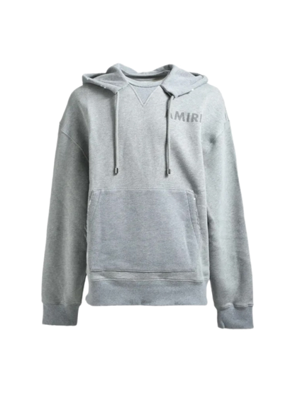 Amiri Stencil Oversized Hoodie Grey