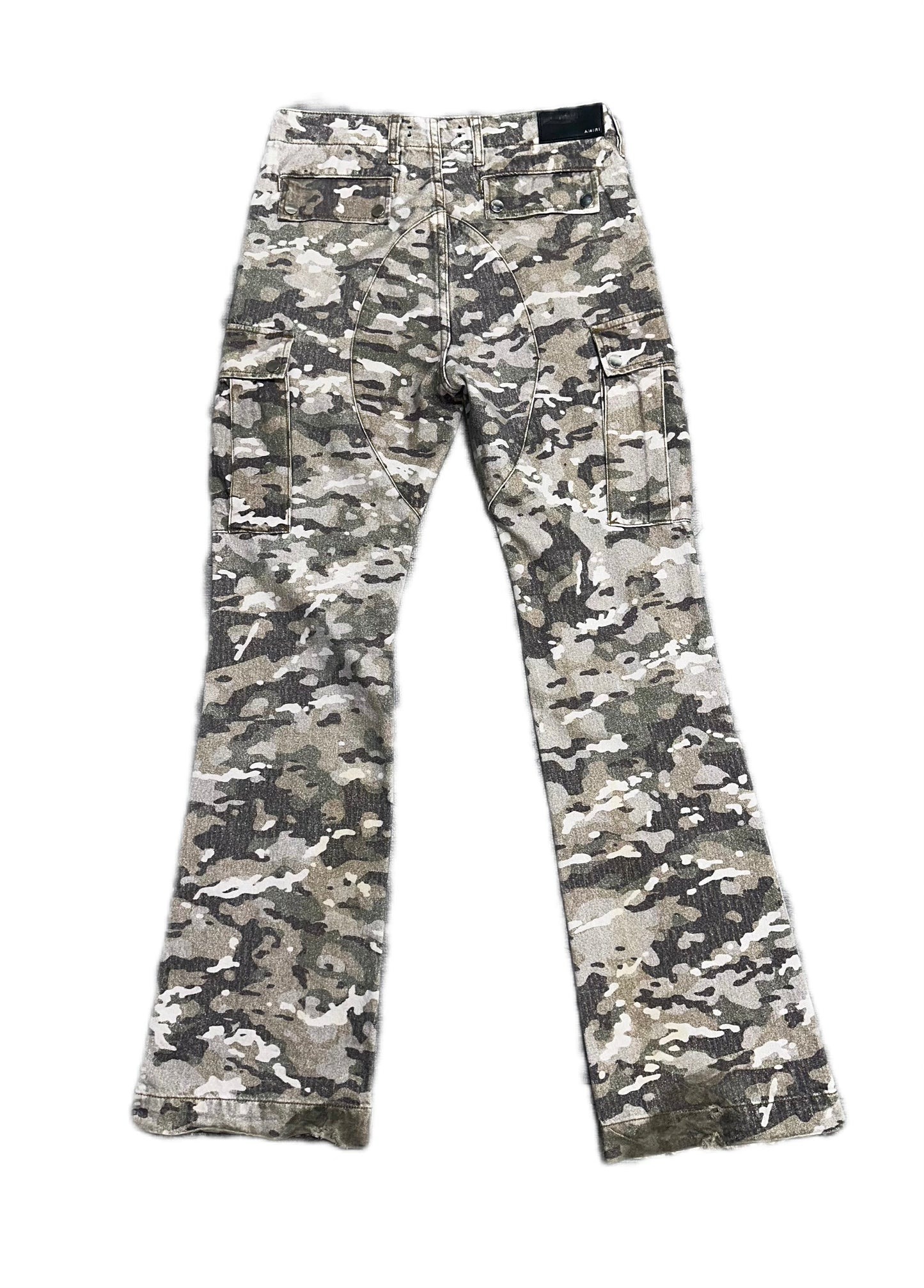 Amiri Jean M65 Camo Cargo Kick Flare (PREOWNED) Size:30