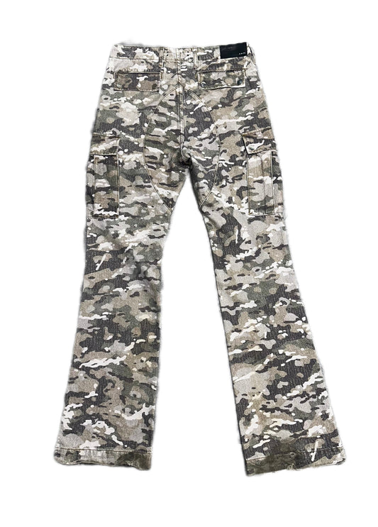 Amiri Jean M65 Camo Cargo Kick Flare (PREOWNED) Size:30