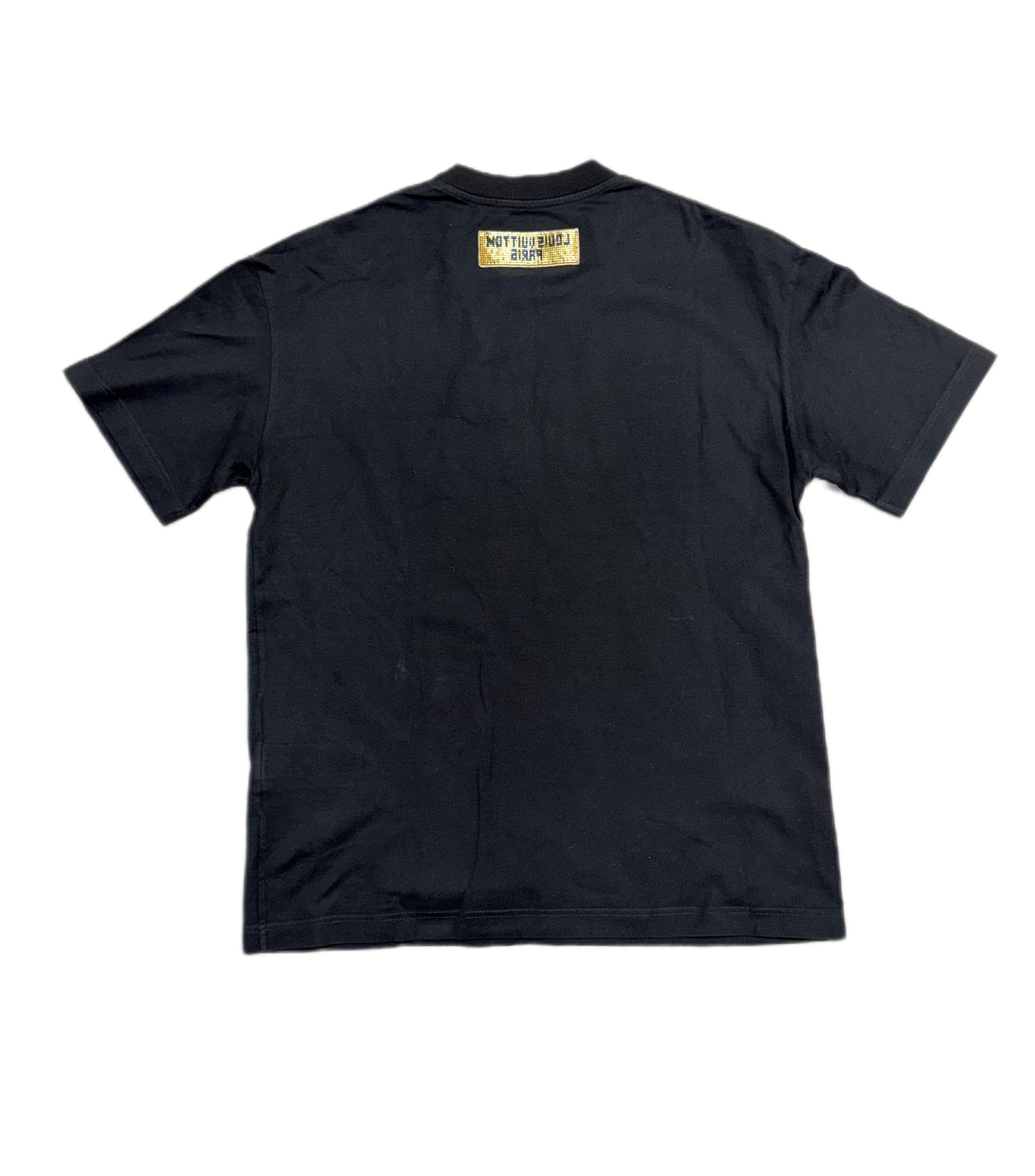 Louis Vuitton Bead Embroidered T-Shirt Black (PREOWNED)