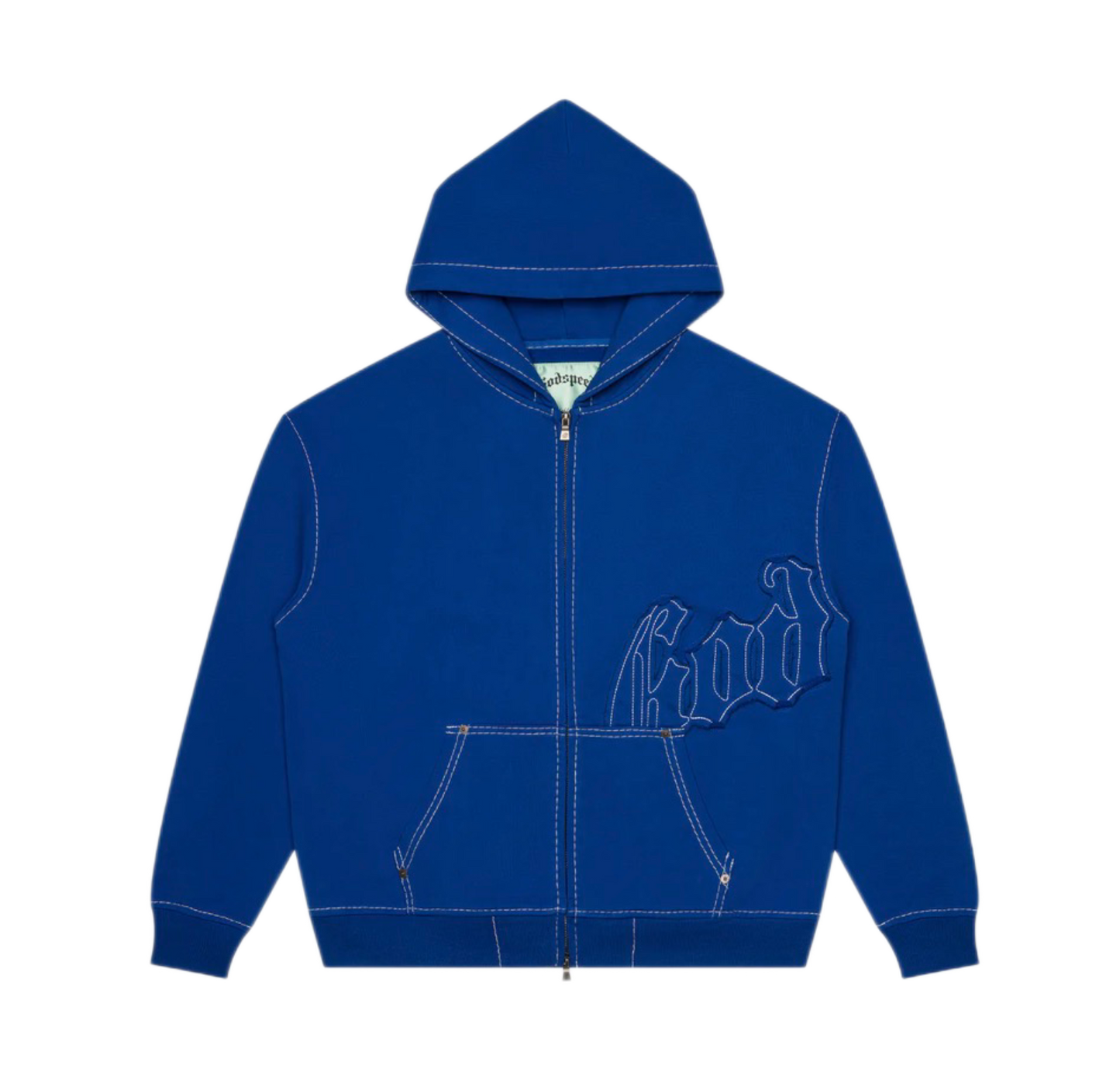 Godspeed OG Logo Stitched Sweatsuit Blue