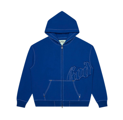 Godspeed OG Logo Stitched Sweatsuit Blue