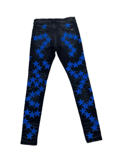 Amiri Jeans Chemist Blue Star Aged Black (PREOWNED) Size:32