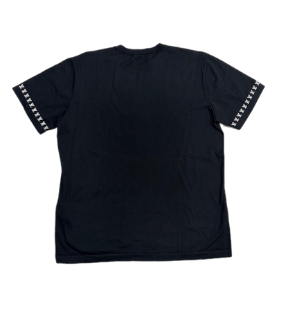 Louis Vuitton Monogram White Signature Knit T-Shirt Black (PREOWNED)