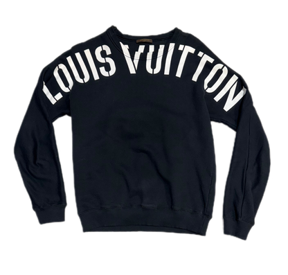 Louis Vuitton Fragment Graphic Print Crewneck Black (PREOWNED)