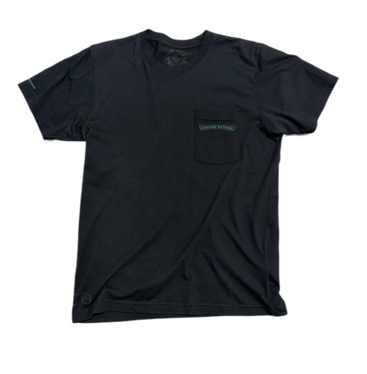 Chrome Hearts Cemetery Cross T-Shirt Black/Green (PREOWNED)