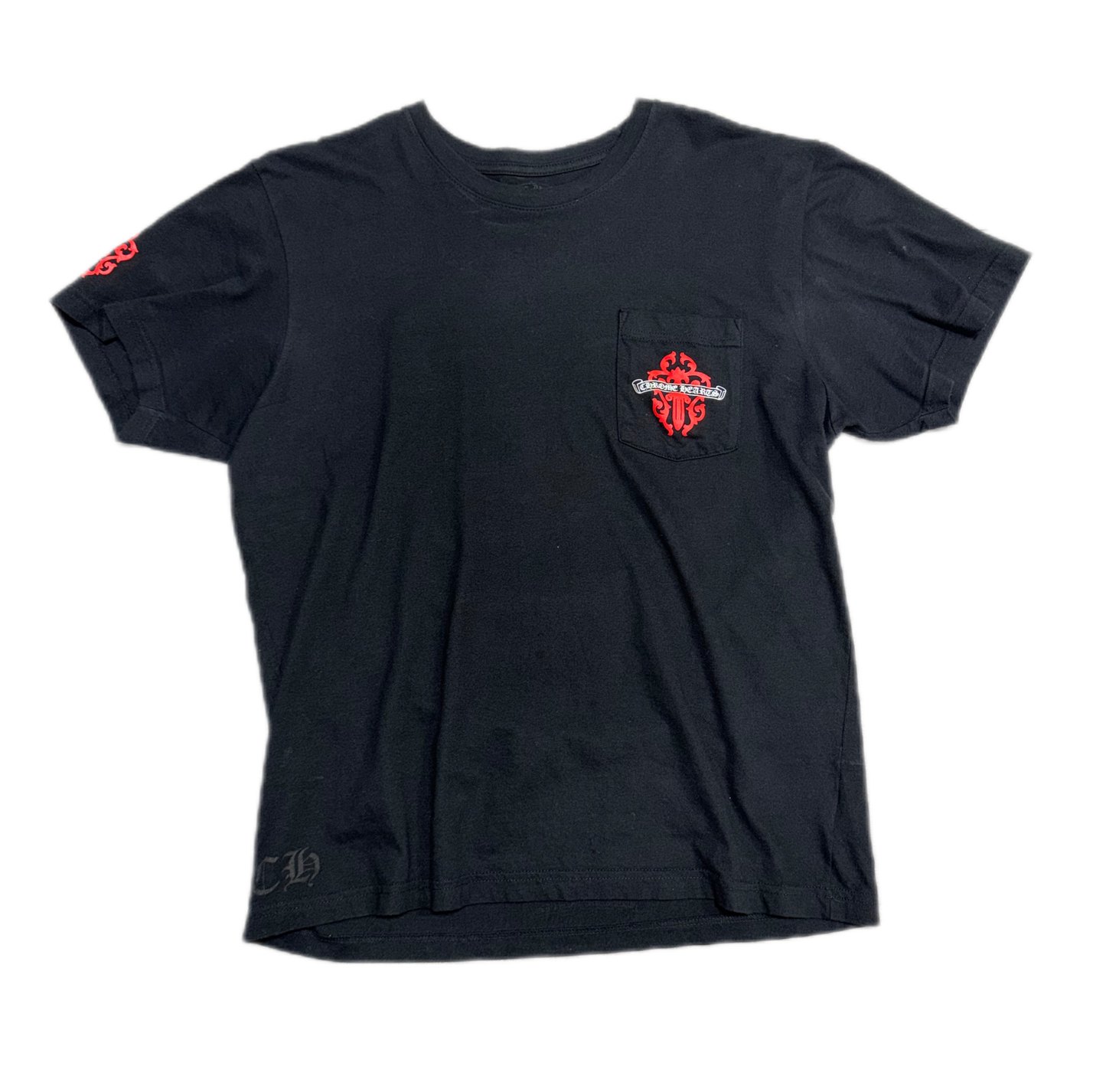 Chrome Hearts Dagger T-Shirt Black/Red (PREOWNED)