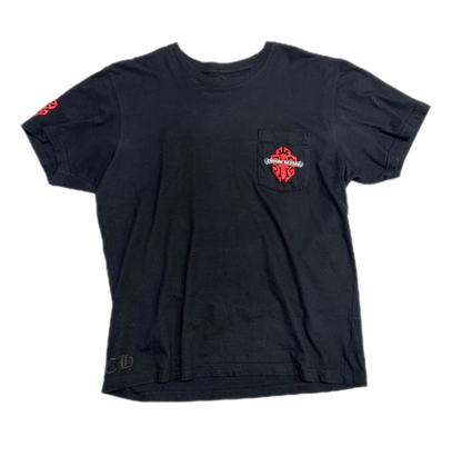 Chrome Hearts Dagger T-Shirt Black/Red (PREOWNED)