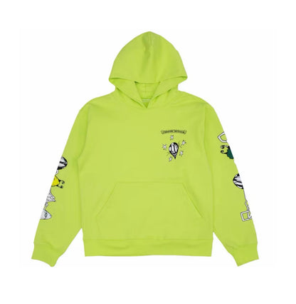 Chrome Hearts Matty Boy Link Hoodie Lime Green