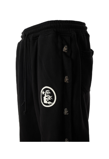 Hellstar Mirror Face Pants Black