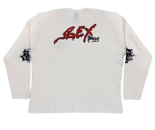 Matty Boy Anti Promo Sex Records Long Sleeve Thermal White