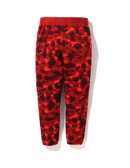Bape Color Camo Sweatpants Red