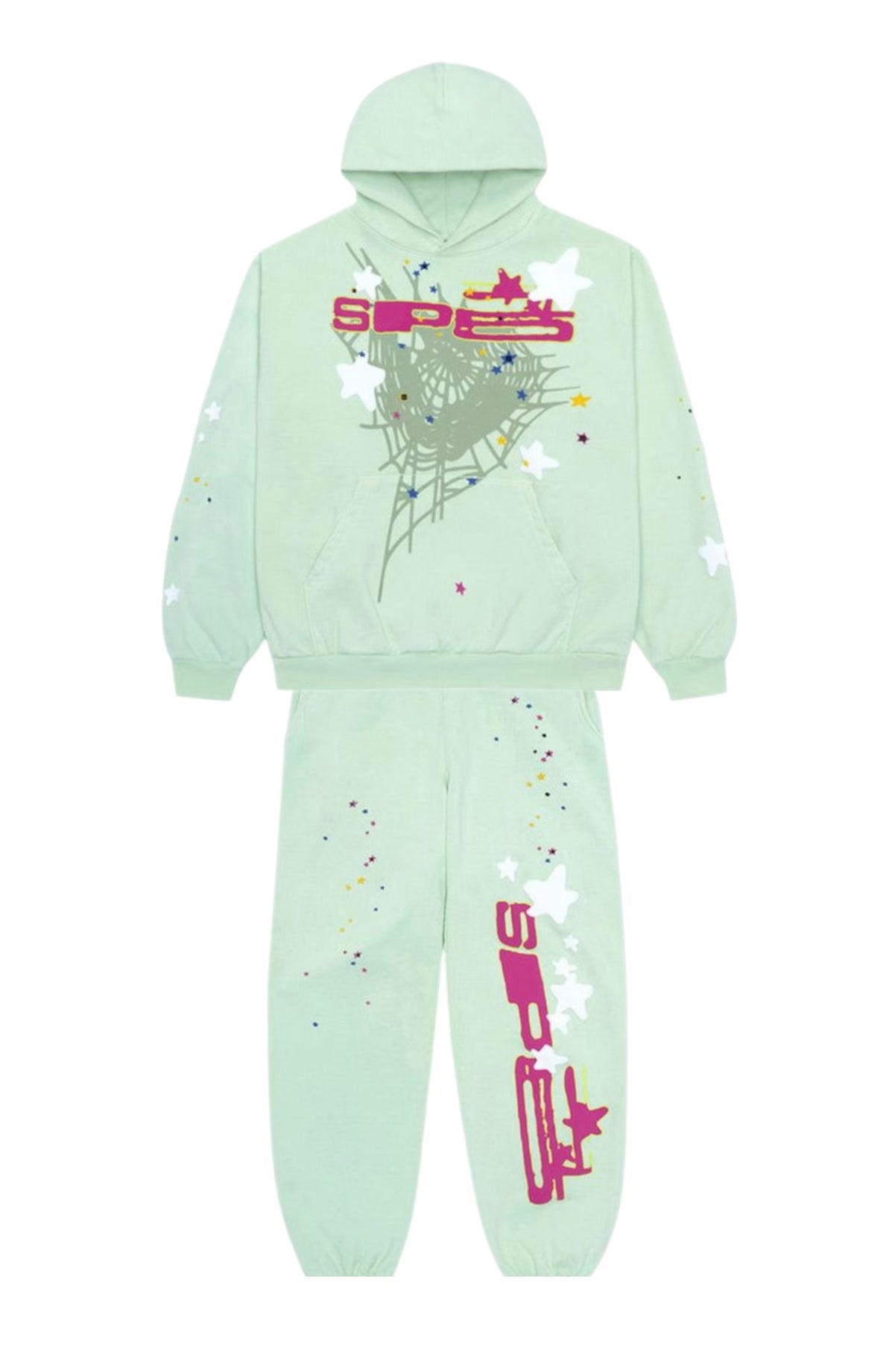 Sp5der SP5 Hoodie Mint