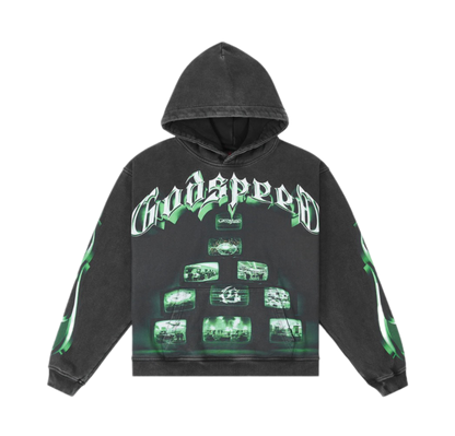 Godspeed Overstimulation Hoodie Black