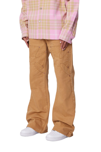 MNML Iron Cross Jeans Tan