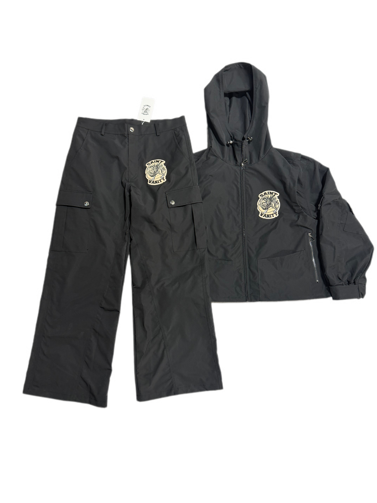 Saint Vanity Cargo Nylon Set Black