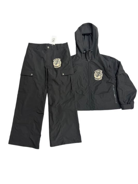 Saint Vanity Cargo Nylon Set Black