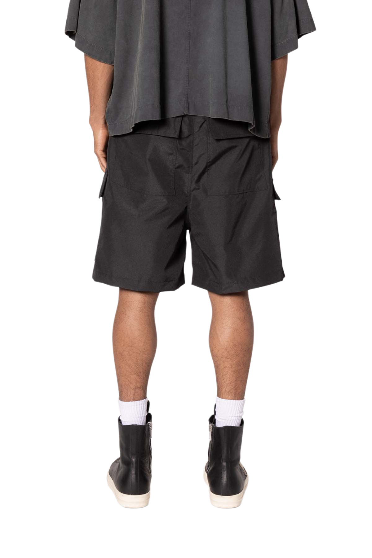 MNML Rave Double Cargo Shorts Black