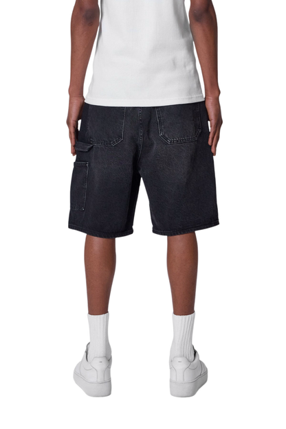 MNML Western Jewel Denim Shorts Black