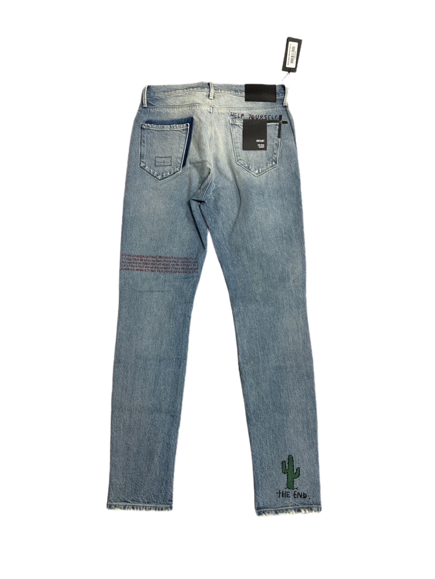 RTA Jeans Bryant Do Not Distrub Blue