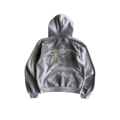 Bravest Studios Tour Zip-Up Grey