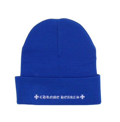Chrome Hearts CH Logo Beanie Blue