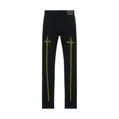 RTA Jeans Bryant Digital Cross Black