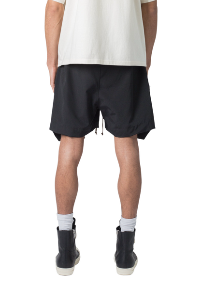 MNML Front Pocket Geo Shorts Black