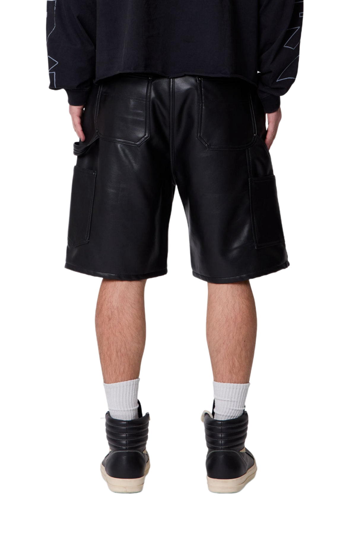 MNML Baggy Iron Cross Shorts Black