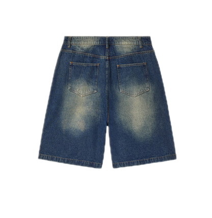 Vale Forever 1980s Jean Shorts Blue