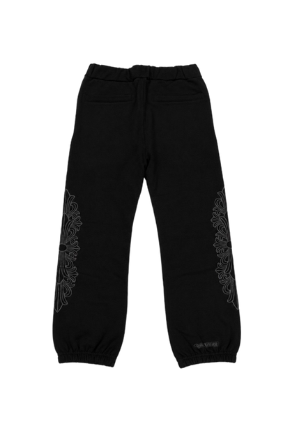 Chrome Hearts Floral Sweatpants Black/Black