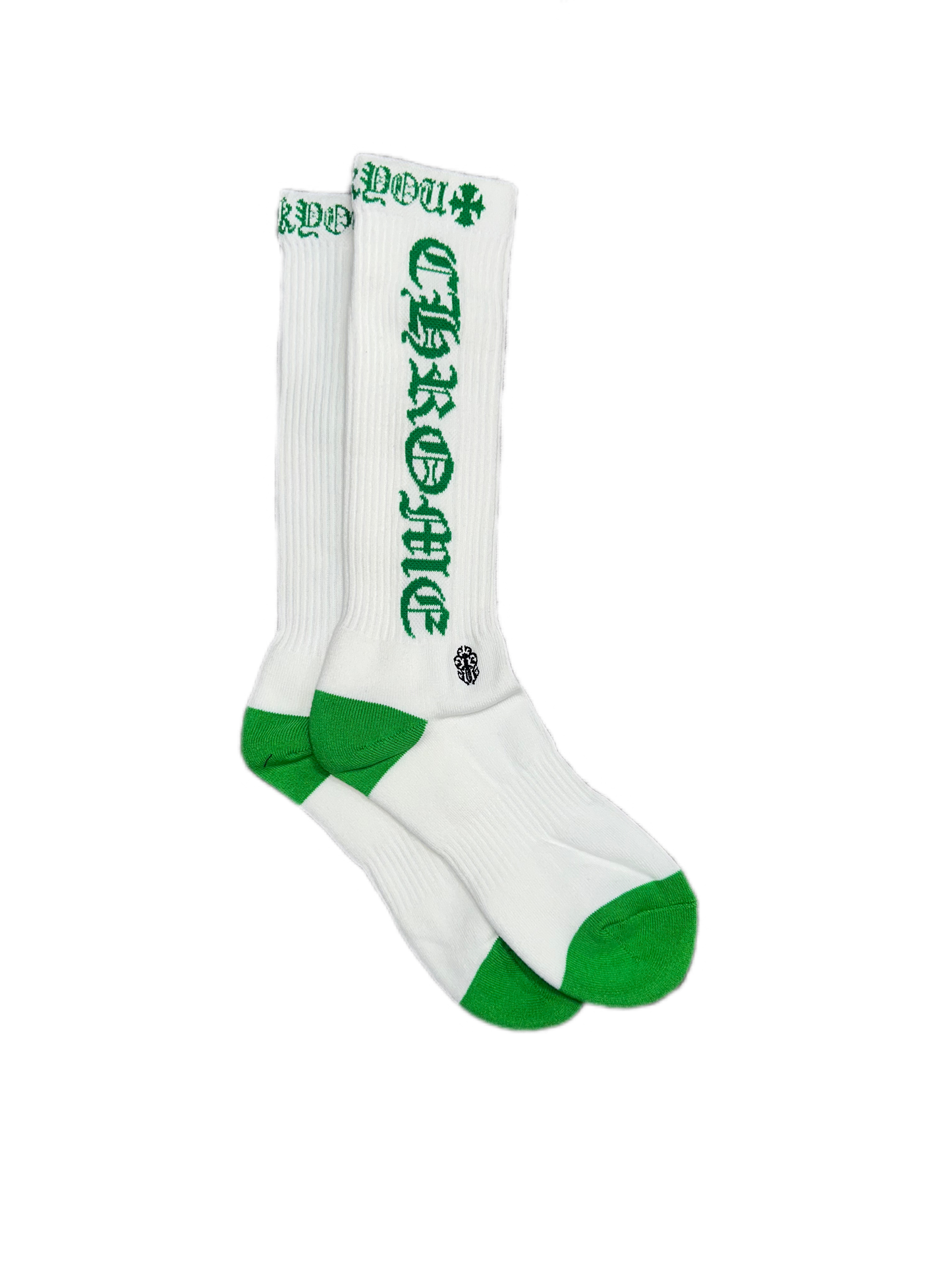 Chrome Hearts Fuck You Socks White