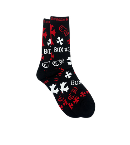 Chrome Hearts Stencil Socks