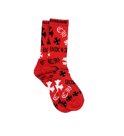 Chrome Hearts Stencil Socks