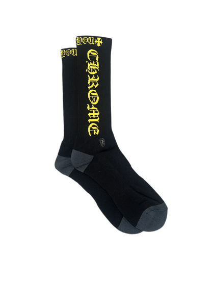 Chrome Hearts Fuck You Socks Black