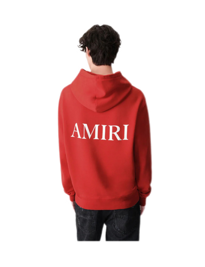 Amiri MA Core Logo Hoodie Red