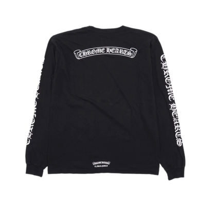 Chrome Hearts Scroll Logo Pocket Long Sleeve Black