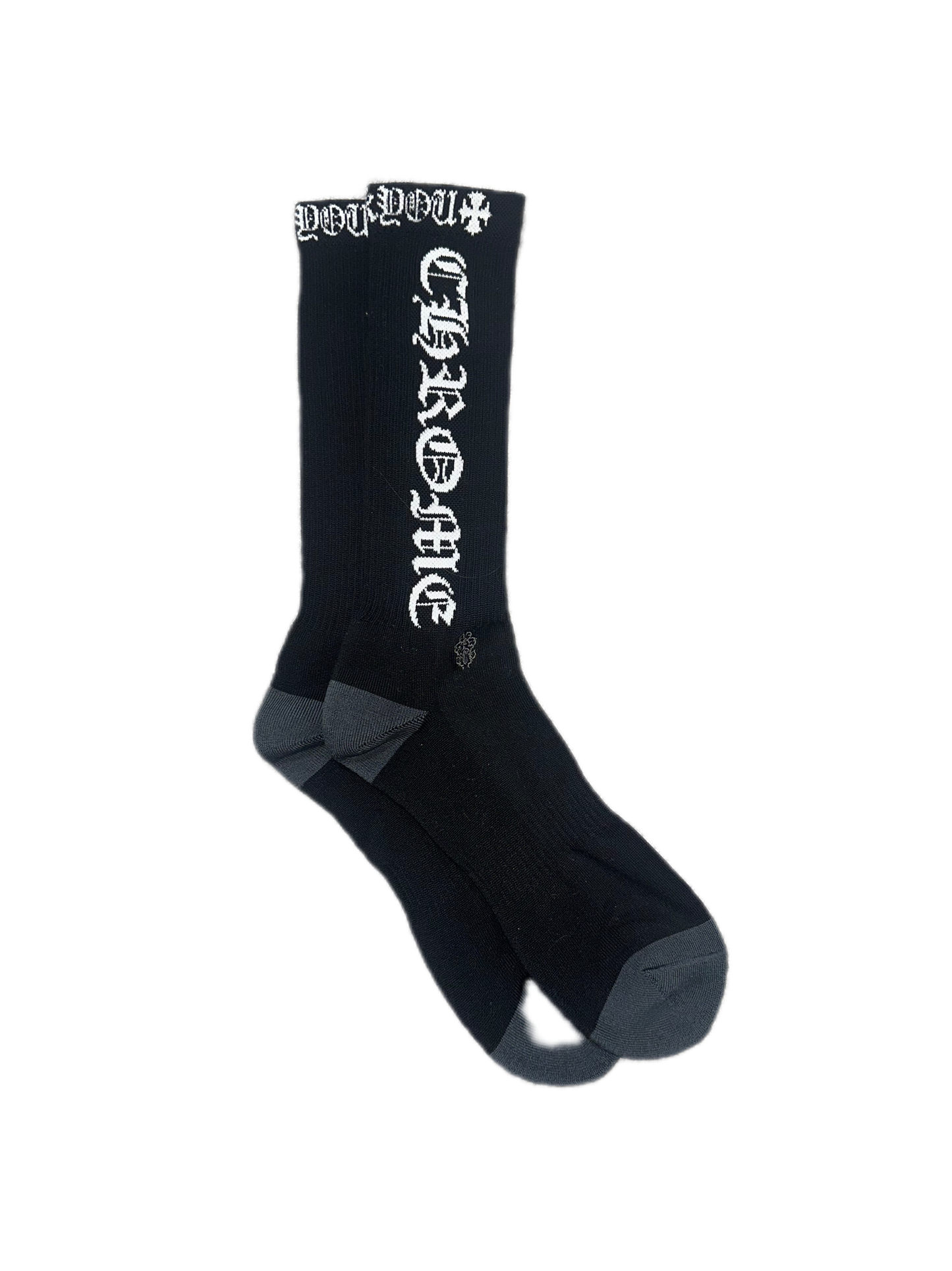 Chrome Hearts Fuck You Socks Black