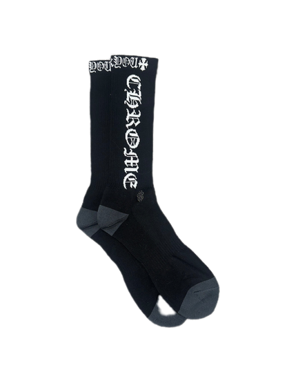 Chrome Hearts Fuck You Socks Black
