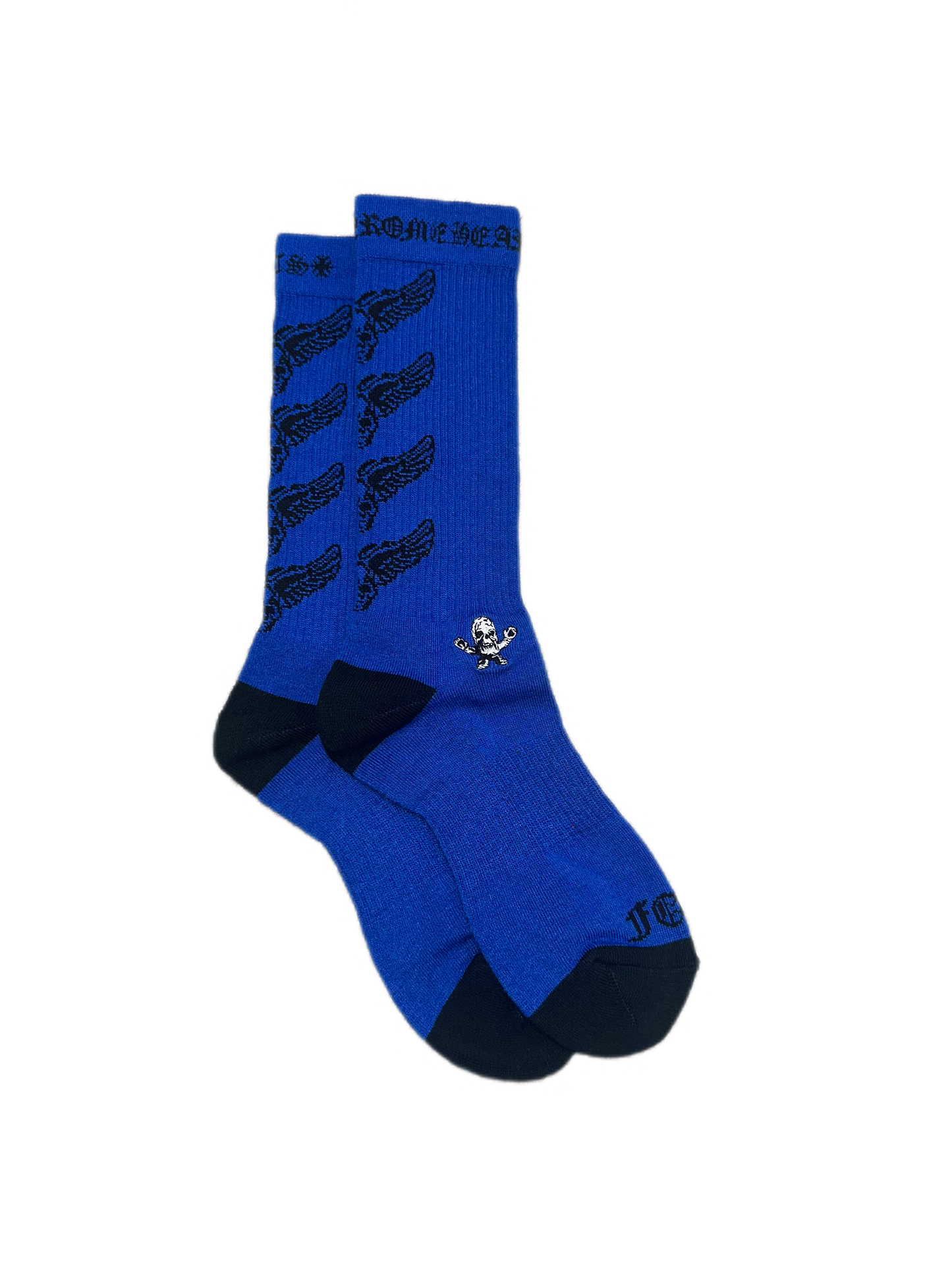Chrome Hearts Foti Socks Purple/Red/Blue