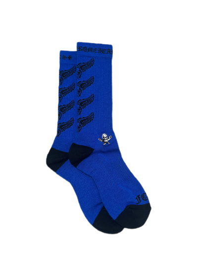 Chrome Hearts Foti Socks Purple/Red/Blue