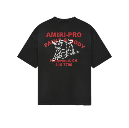 Amiri Bull Oversized T-Shirt Black