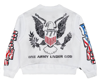 Triple Seven Trade War Long Sleeve White