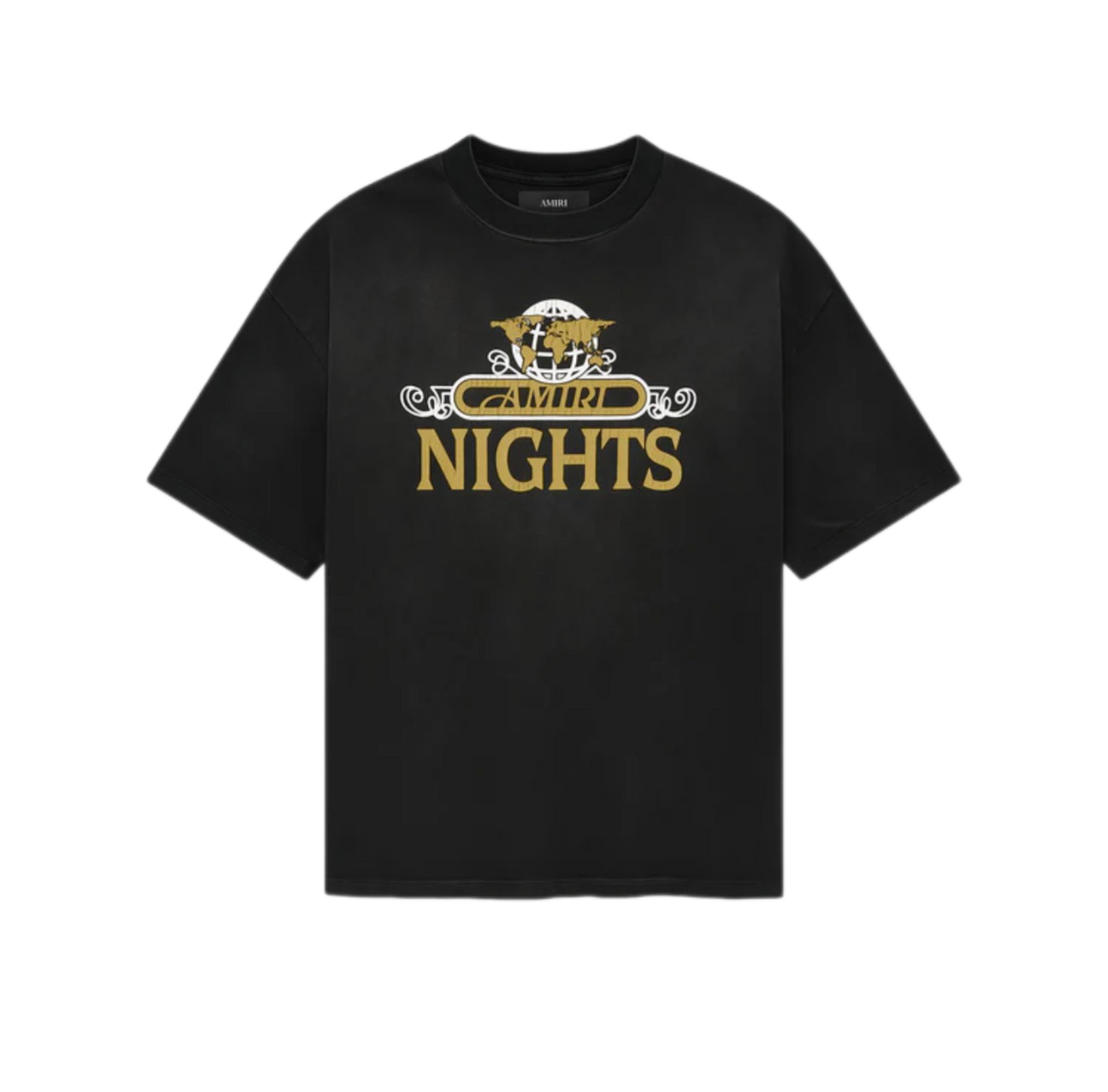 Amiri Nights Oversized T-Shirt Black