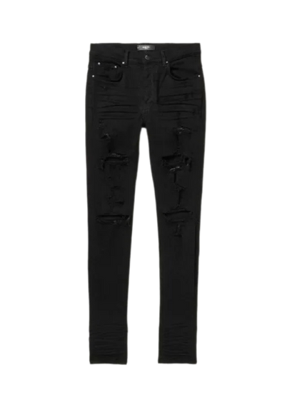 Amiri Jeans Thrasher Plus Distressed Black