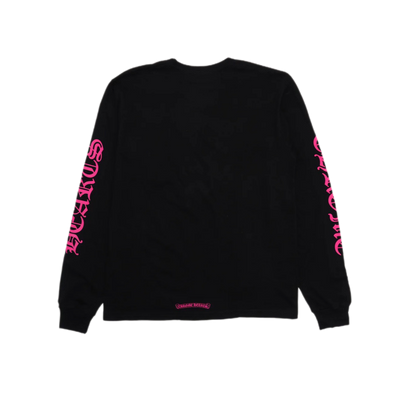 Chrome Hearts Pocket Crew Long Sleeve Black/Hot Pink